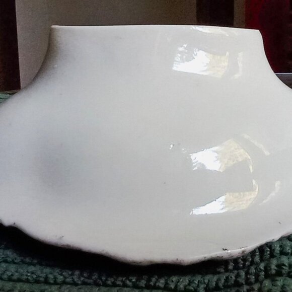 Rare Fine China Trinket Dish/Salt or Finger Bowl Floral Hand Painted Gold Trim - Picture 7 of 10